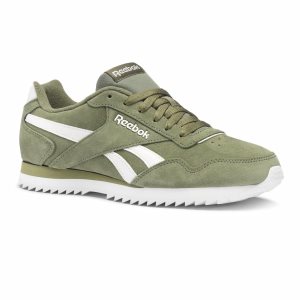 Reebok Royal Glide Ripple Turnschuhe Herren - Grün/Weiß - DE 059-LKW